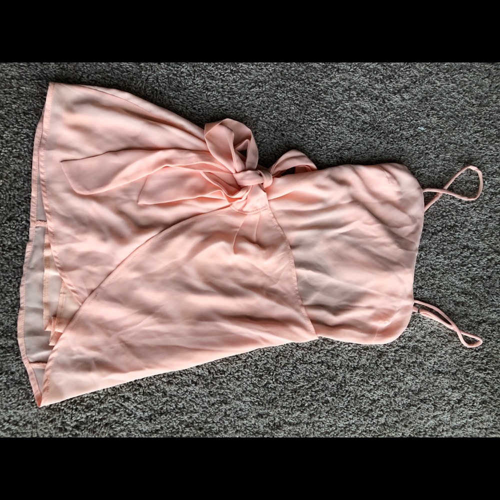 Pink Dress with Tie